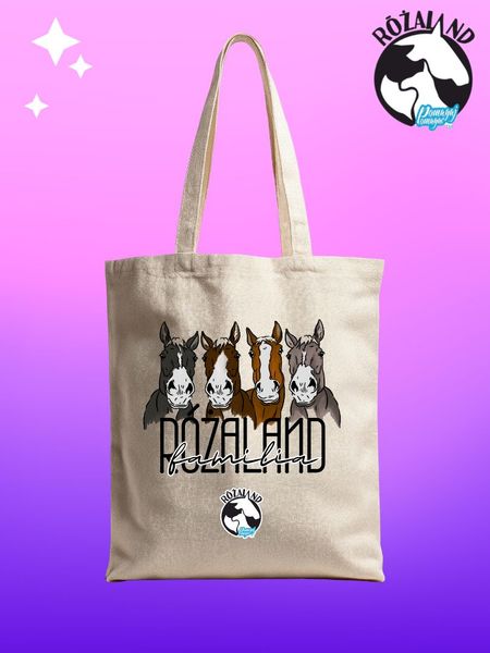 Różaland Familia torba na zakupy