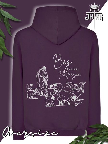 Bluza Oversize Bóg jest Pasterzem