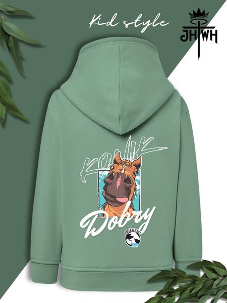 Kid Różaland Konik Dobry Bluza z kapturem